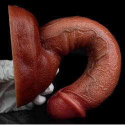 RealCockz Gode Curved Base 20 x 4.5cm Marron